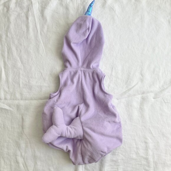 🪴5/$30 9-12 Months Unicorn Purple Fleece Carter's Costume Baby Infant Halloween - Picture 2 of 5